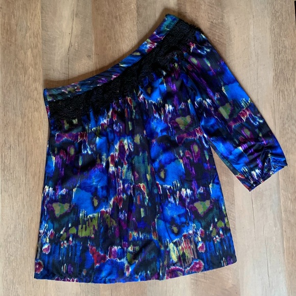 Angie women’s one shoulder top size small - Picture 1 of 3